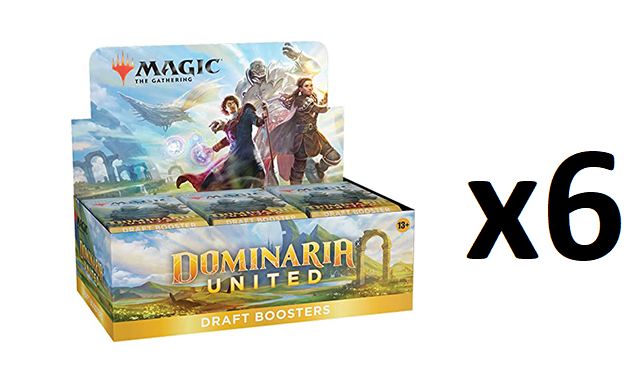 MTG Dominaria United DRAFT Booster CASE (6 DRAFT Booster Boxes)